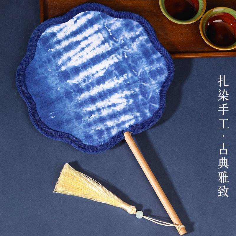 絞り染め扇子DIY素材パック、無形文化遺産、国慶節サロンのイベント、幼稚園児の手作り扇子|undefined