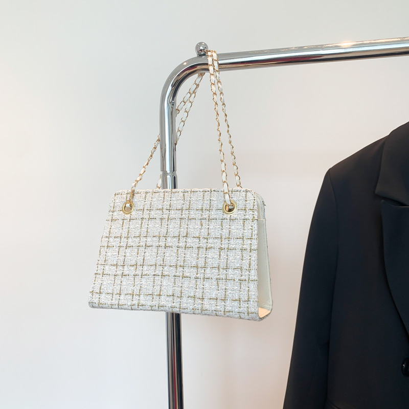 Bolso público pequeño francés, bolso de mujer, cadena de moda, bolso de hombro, red, bolso de mano de alta calidad, bolso Diana.