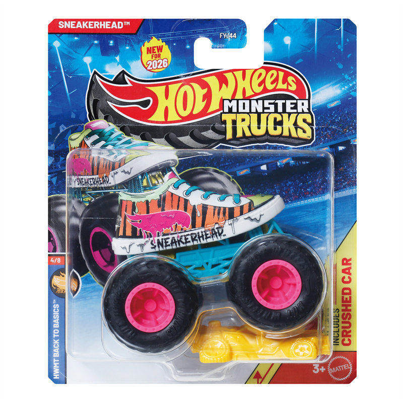 Monster truck, sneakers