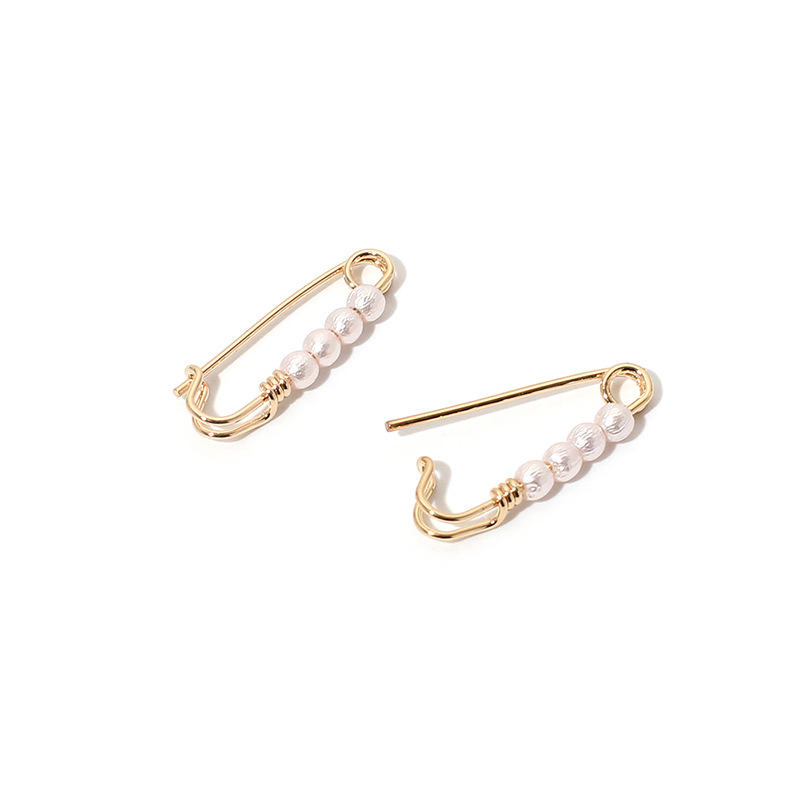 Pearl Pin Earrings display picture 2