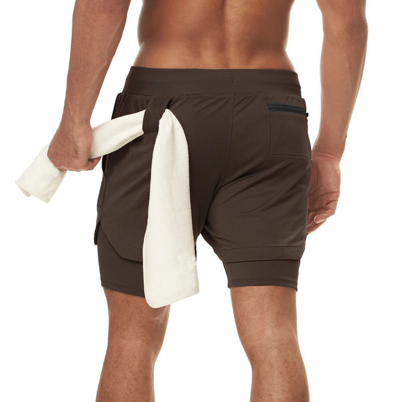 231g Weight Knee Length Pants Length Chemical fiber blending, Polyester Fabric Type Casual Pants, Shorts Pants Type Fitness, Gym Occasion Quick Dry Function Skinny Fit Type Solid Color Pattern Men's Gender Sports Style Men's Fitness Gym Sports Solid Color Knee Length Casual Pants Shorts 3