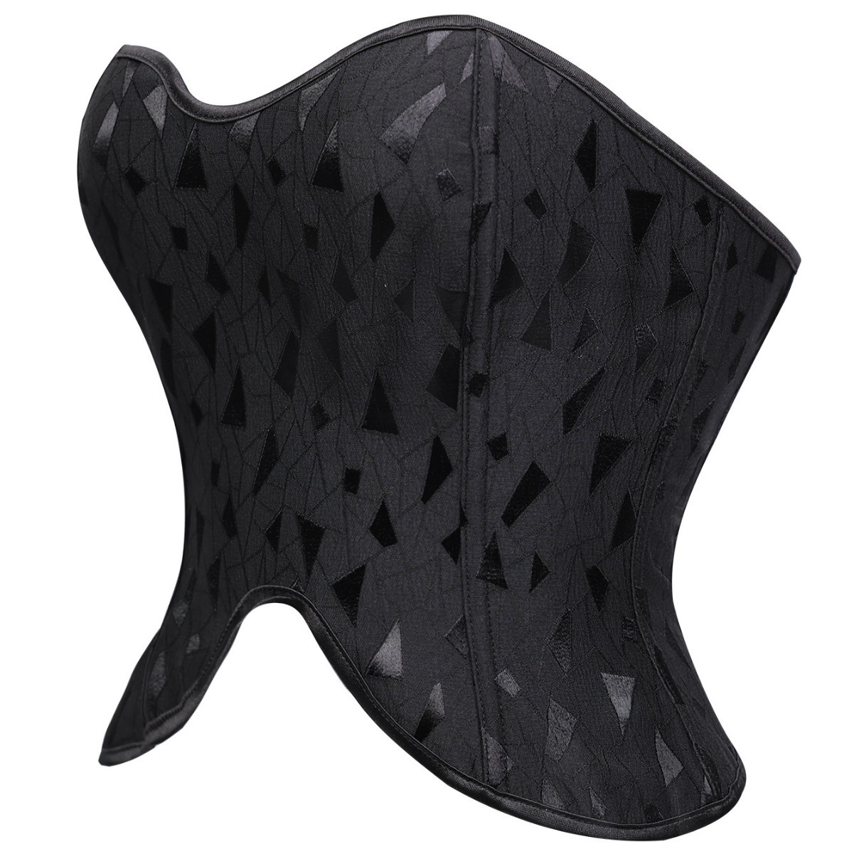 Nuevo retro negro cola de pescado contorno forma cintura en forma de hueso de pescado fabricación de chaqueta de pecho suministro transfronterizo temu