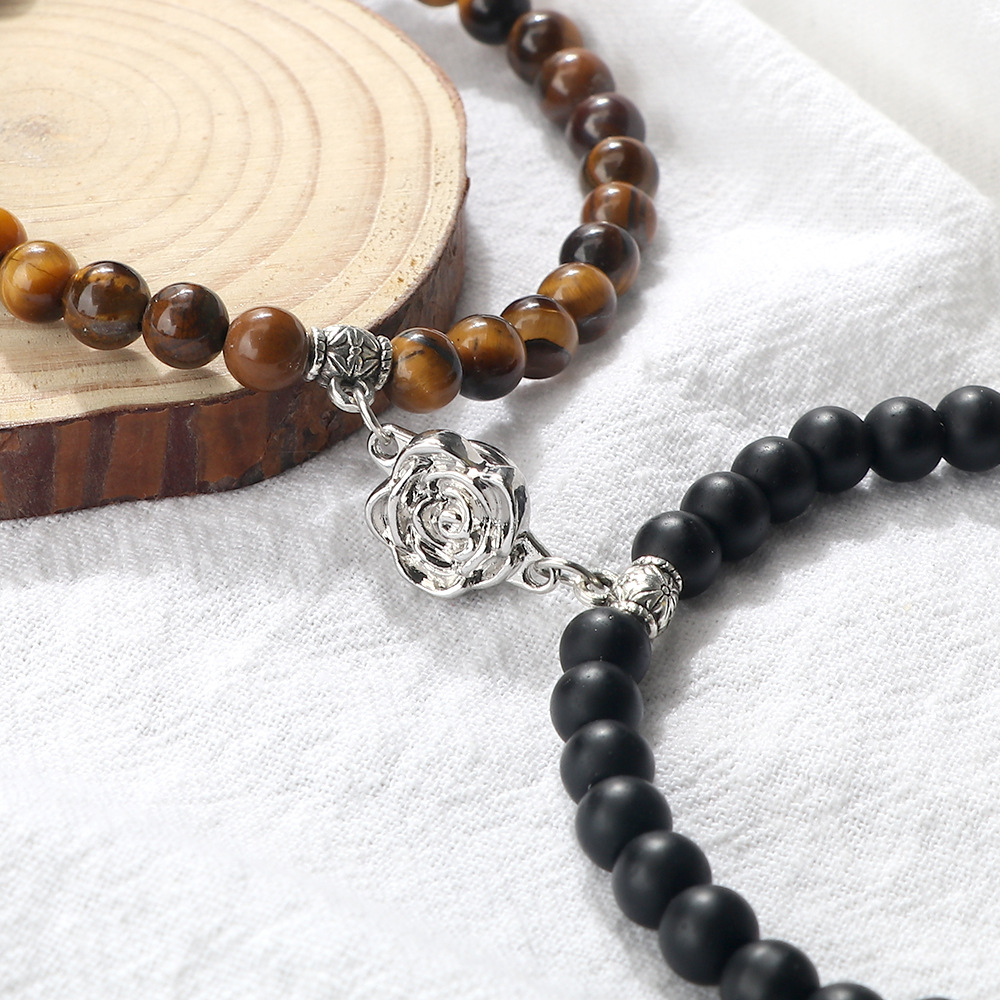 beliebtes Anzugarmband mit Magnetschnalle, Blumenperlen, Schmetterlingsarmband, Schmuck, modisches Armband mit einfachem und großzügigem Design_voghion.com