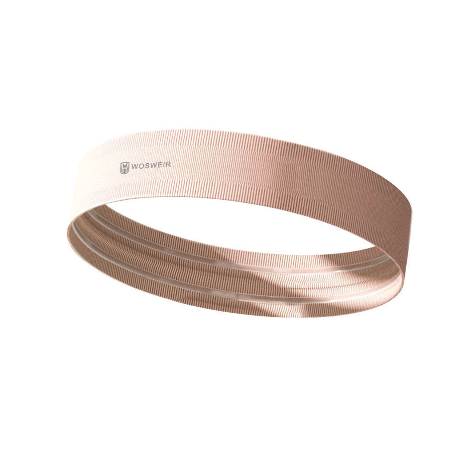 Diadema deportiva Yoga turbante absorbente de sudor Hombres y mujeres corriendo bádminton femenino fitness anti-sudor cuerda de salto guía antitranspirante diadema