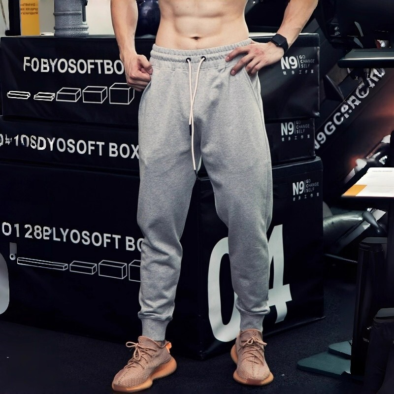 Autumn and Winter Thickened Sports Pants Men's Cotton Pants with Zipper Quick-Drying Breathable Fitness Pants Training Slim Casual Sweatpants Autumn and Winter Thickened Sports Pants Men's Cotton Pants with Zipper Quick-Drying Breathable Fitness Pants Training Slim Casual Sweatpants