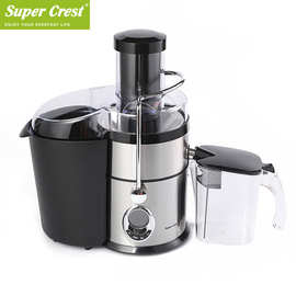 Super Crest跨境欧规家用4in1电动榨汁机 多功能电子屏原汁机套装