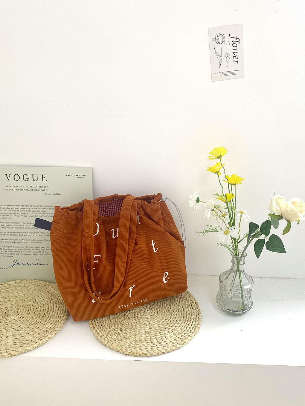 Our future bouquet model-caramel brown