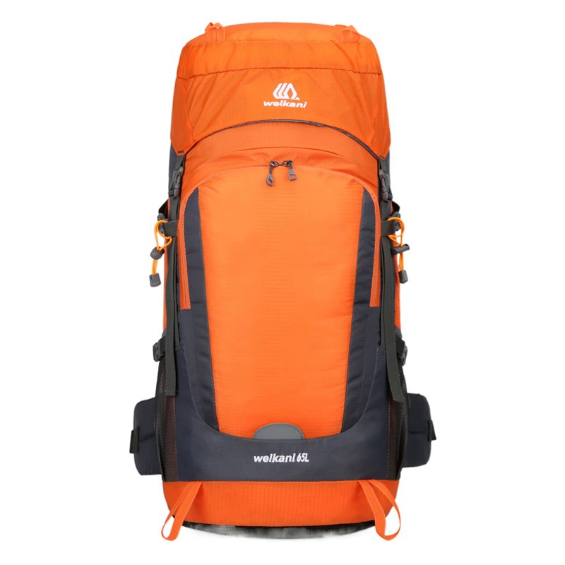 Новый европейский и американский альпинистский рюкзак для занятий спортом на открытом воздухе, нейлоновый походный рюкзак 55 + 10 л, отправка дождевик