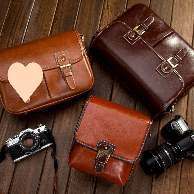 SLR 카메라 가방 2024 새로운 고급 한국 스타일 패션 다재다능한 크로스 바디 백 싱글 숄더 인기 카메라 가방