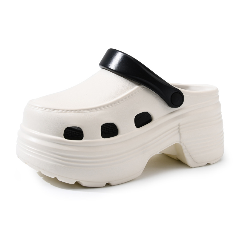 Zapatos de verano para mujeres con una base gruesa y antideslizante, zapatillas transpirables, EVA multifuncional, antiolor y desgaste, zapatillas de playa