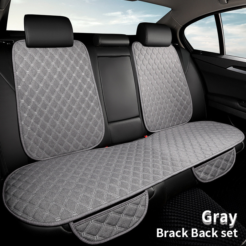Cojín del asiento del coche cuatro estaciones universal de cinco asientos de lino de tres piezas cubierta del asiento del coche comercio exterior estilo de venta caliente