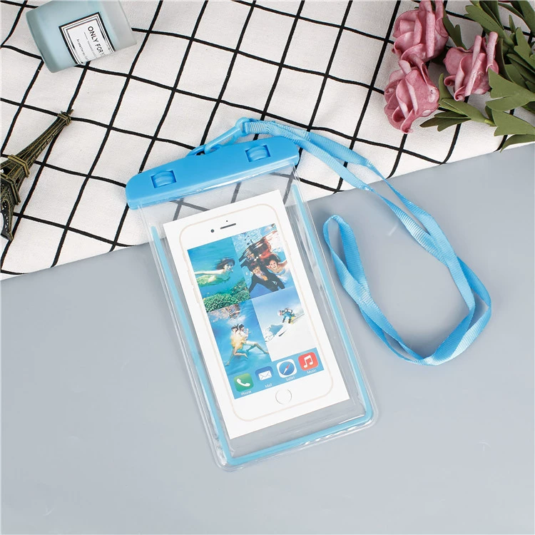 Mobile phone protection, waterproof bag for swimming, waterproof sealed bag, storage system, air bag, touch screen