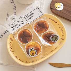 迷你巴斯克纸杯蛋糕包装袋卡头烘焙包装盒饼干凤梨酥分装袋打包盒