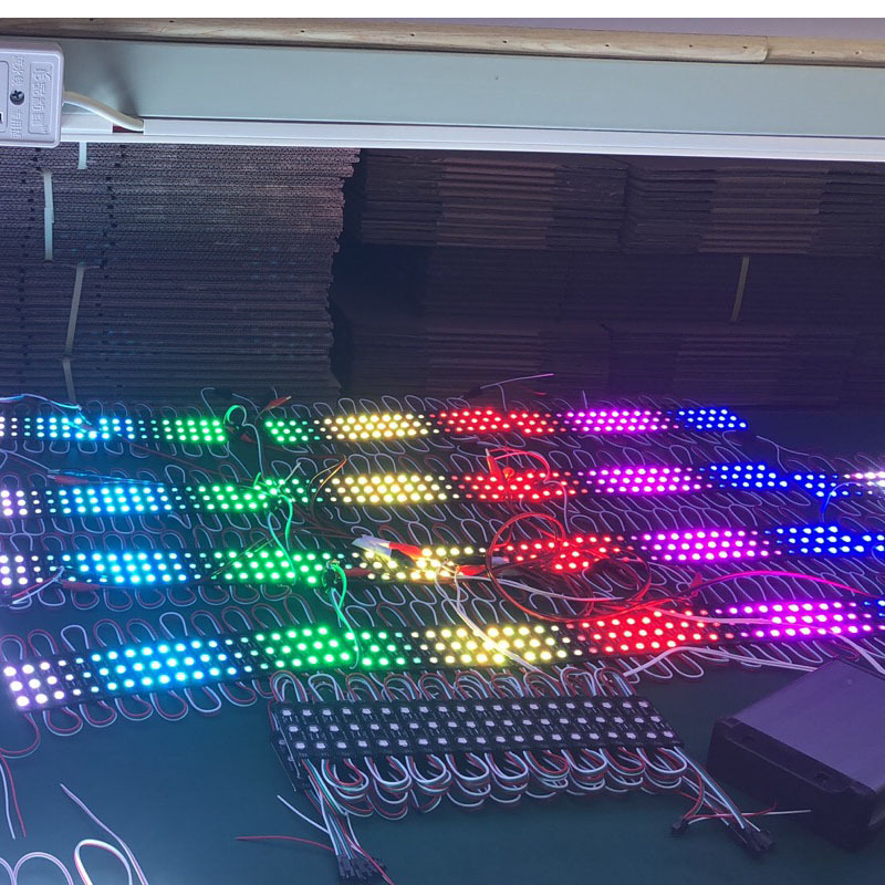 厂家 Led模组广告发光字光源全彩幻彩LED注塑模组WS2811 IC RGB-阿里巴巴