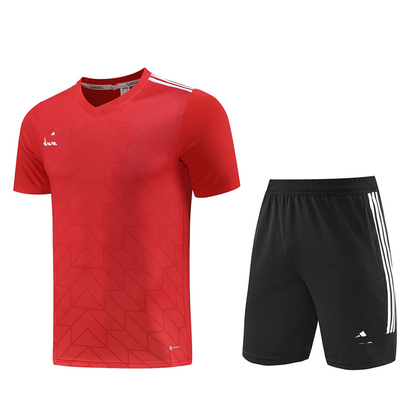 24-25 uniformes de fútbol, trajes casuales, deportes de secado rápido para hombres, camisetas de fútbol de manga corta, uniformes de competición, el equipo establece el número de impresión Z