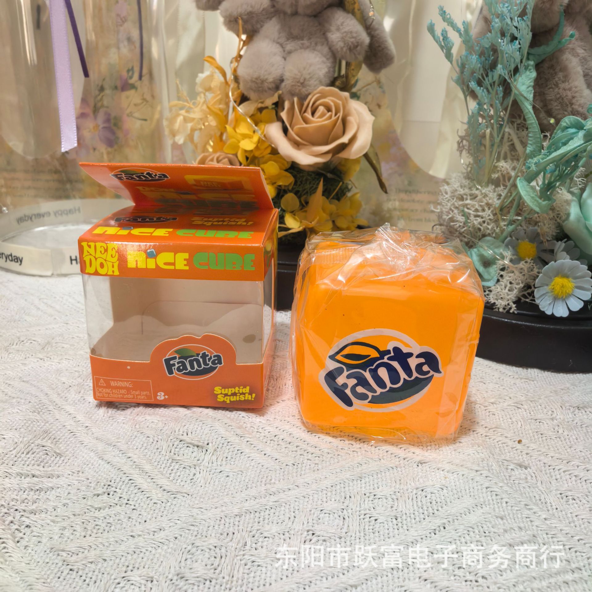 Hielo de maltosa Fanta 210g Azul (logo)