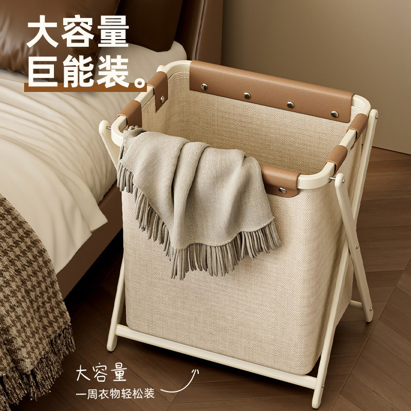 Foldable Dirty Clothes Basket for Dirty Clothes Storage Basket Home Dormitory Laundry Basket Bedroom Bathroom Storage Bucket Dirty Clothes Basket