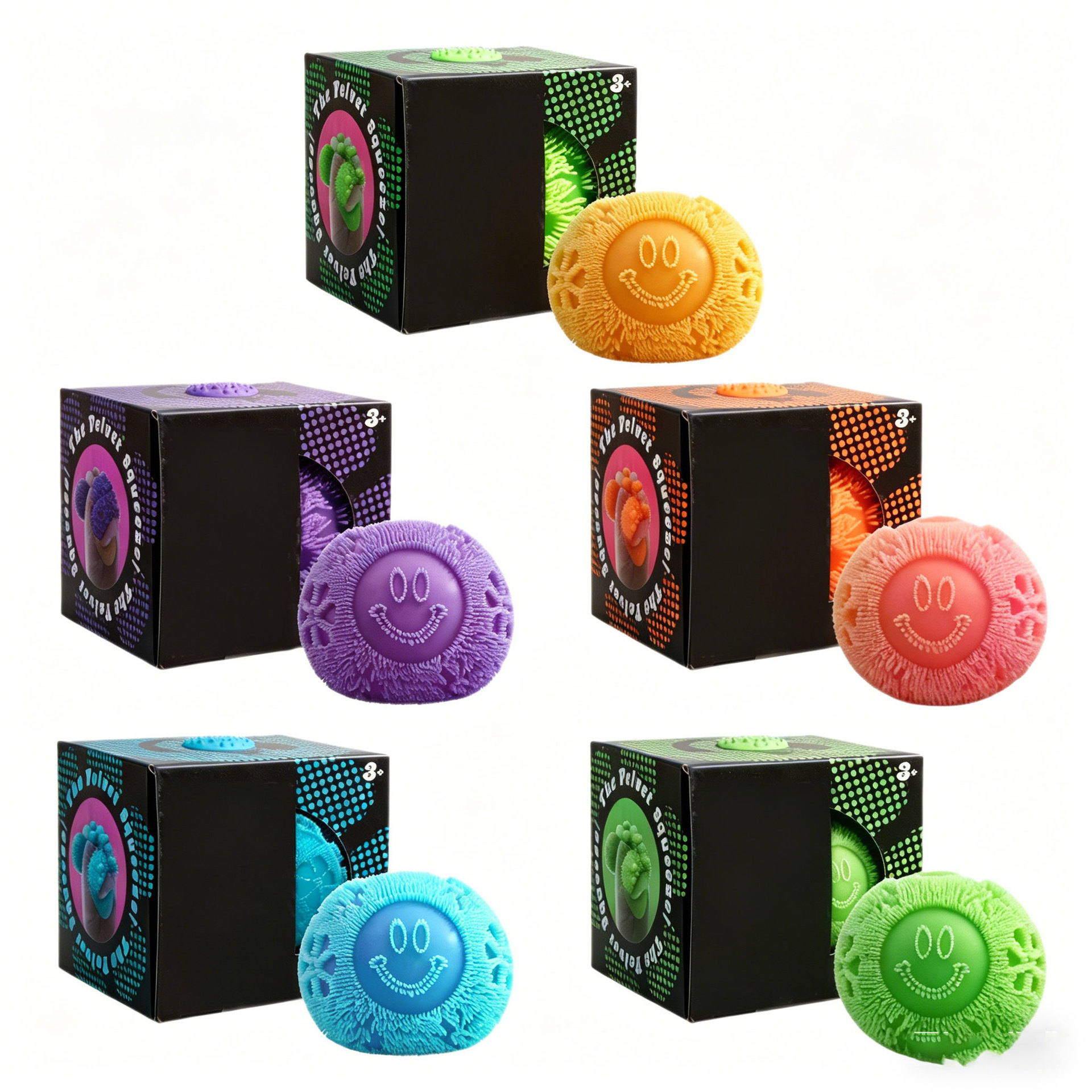 Sonriente juguete de peluche pellizco pellizco de juguete rebote lento juguete de descompresión ventilación artefacto de descompresión creativo cura suave