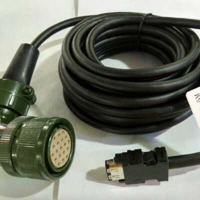 适用三菱MDS-R系列伺服电机HF-A42电机编码线  CNV2E-3P-5M