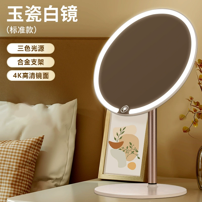Table folding handheld fill light with light for students, mirror