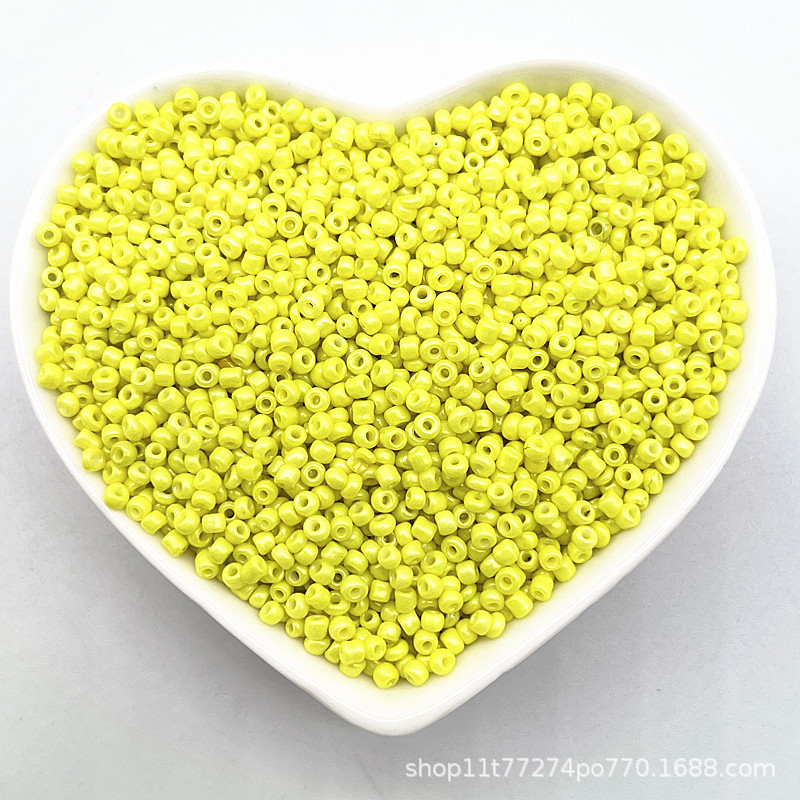 2/3/4mm color sólido vidrio pequeño arroz cuentas DIY hecho a mano collar pulsera joyería accesorios (15g un paquete)