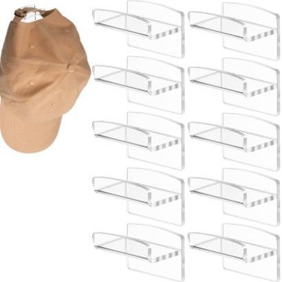 Gorra de béisbol transfronteriza Gancho multifuncional sin fisuras sin punzones gancho moderno simple Pared de doble cara pegajosa tapa Gancho