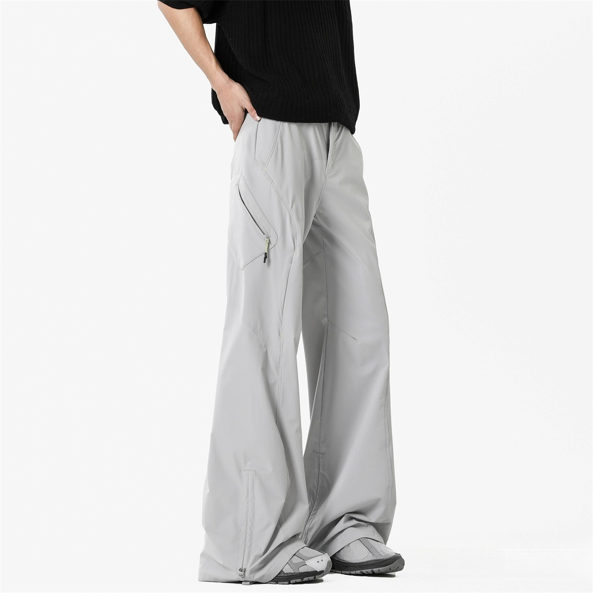 2025 American Style Micro-Flared Assault Pants for Women and Men, Spring Functional Style Three-Proof Hiking and Mountaineering Pants, Slimming Look Cargo Pants