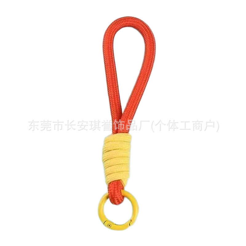 小红书热款简约彩色手机挂绳钥匙扣水杯挂绳卡套编织绳腕带防丢绳|undefined