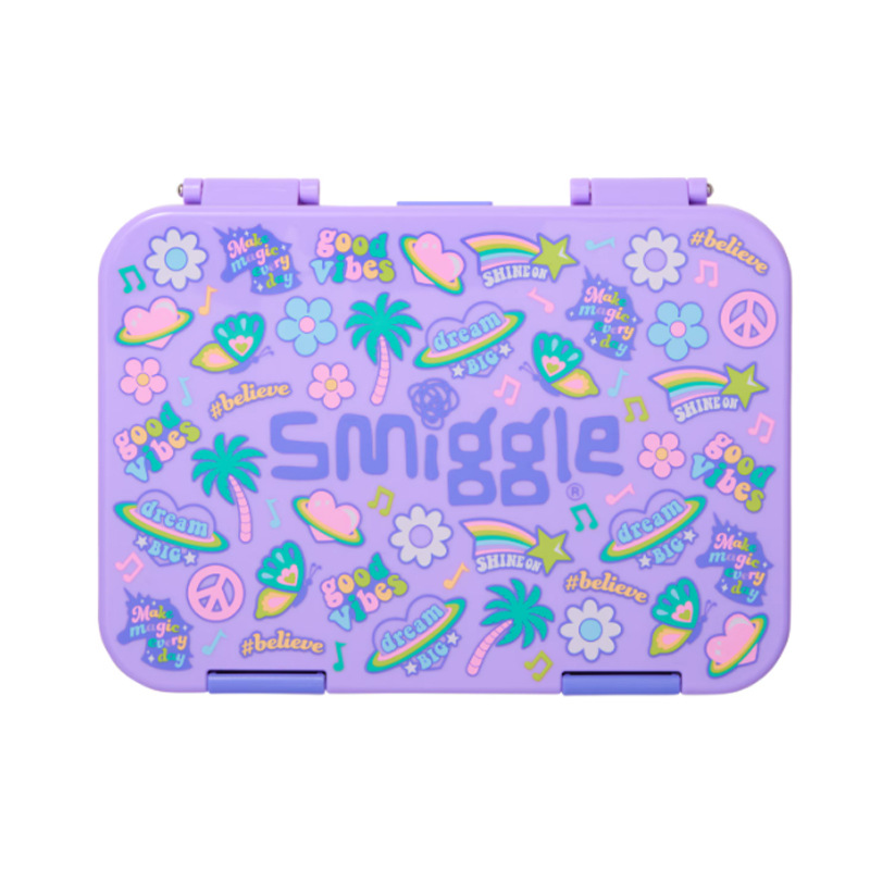 Fiambrera australiana smiggle fiambrera para estudiantes y niños fiambrera de material tritan caja de frutas de picnic al aire libre