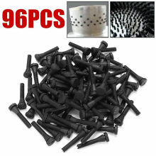 96个一卖 黑色 长6.5cm 凹槽1.2cm 鸡鸭鹅脱毛机脱毛棒 胶棒
