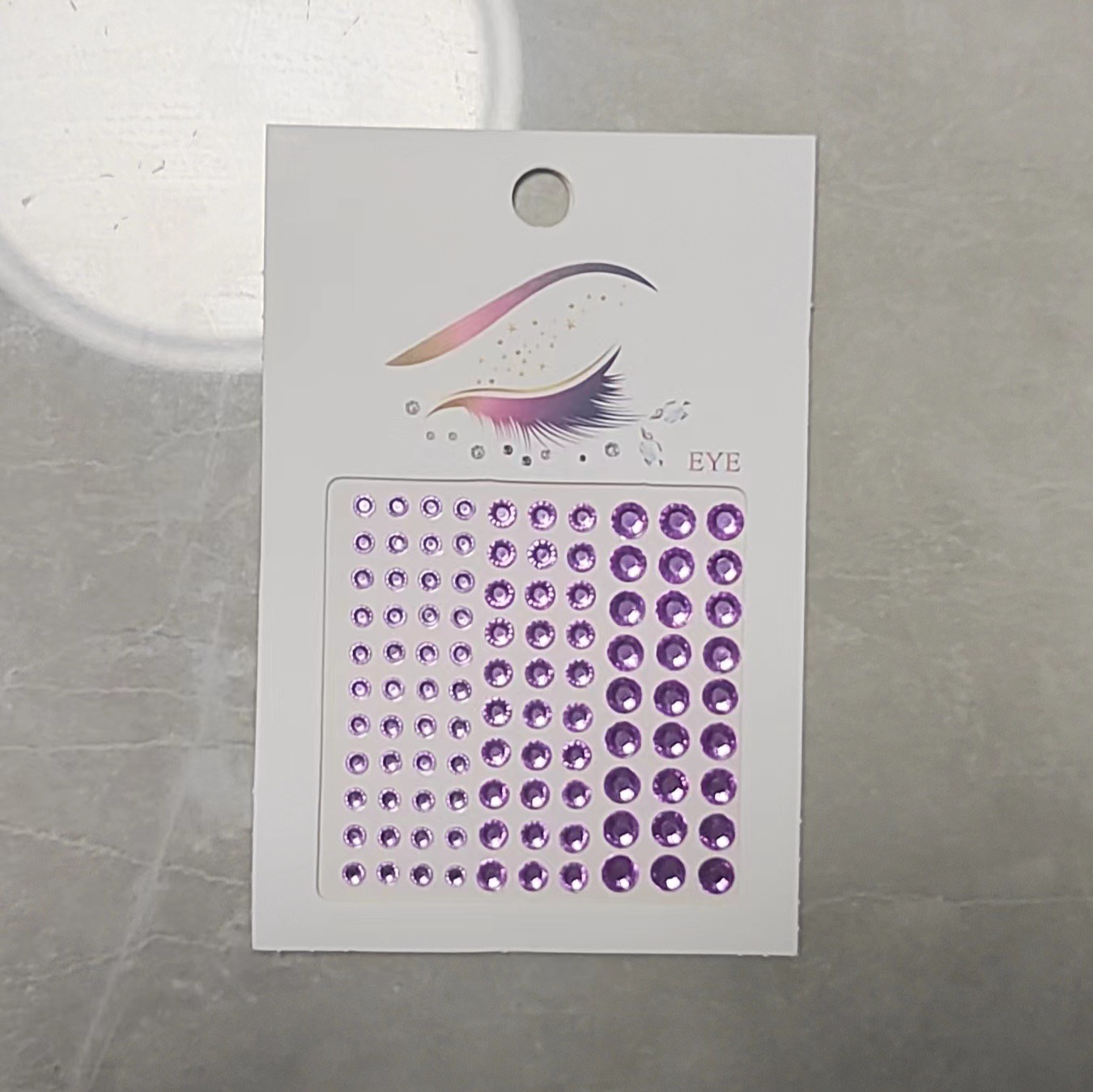 작은 화이트 카드 #3 라일락