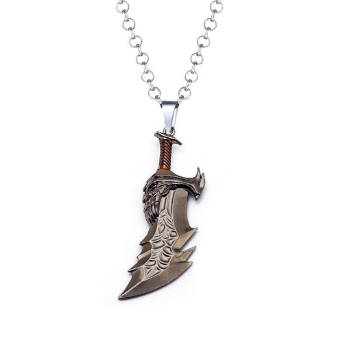 Game Accessories God of War Necklace Kratos Upgrade Version Chain Blade Chaos Blade Pendant Necklace 7 Styles