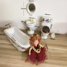 ��}���]1:12������DOLLHOUSE����Ҿ��մ�ԡ��ģ�Ͷ��΢�