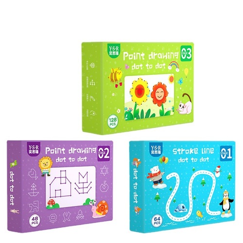 Factory direct sales pen control training copybook concentration training picture tracing logical thinking puzzle early education