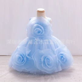 童礼服;童连衣裙;儿童表演服