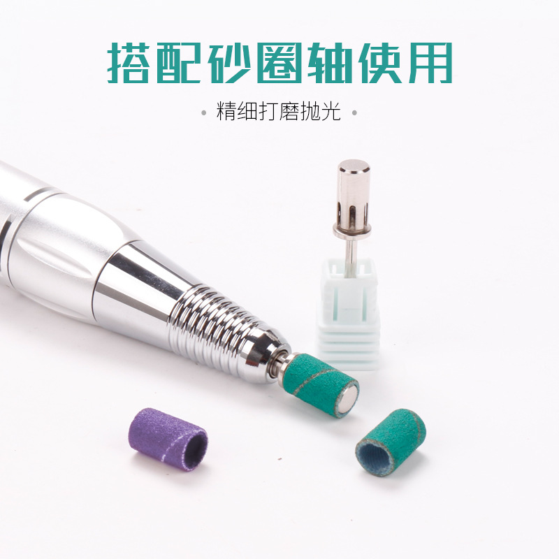 Anillo de arena de manicura de color especial transfronterizo pulido paño de arena rueda de molienda anillo de arena máquina de pulir manicura suministros anillo de hilo de pulido