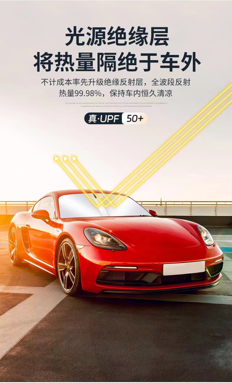 Daifa car sun visor car sun visor upgrade thickened quality folding good storage heat insulation sunshade sunscreen