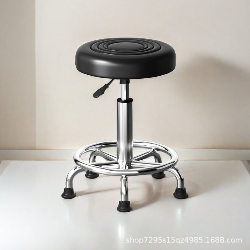 Fábrica directa taburete de belleza elevación polea rotatoria taburete de barbería taburete redondo barbería silla