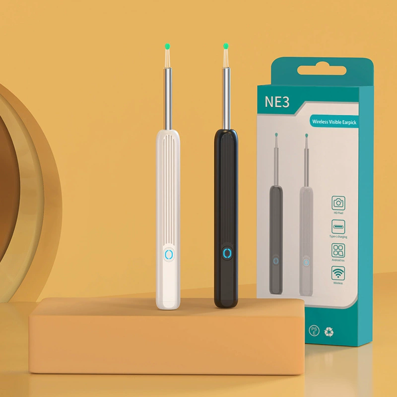 The factory hot -selling explosion wireless visual vision digging spoon wifi intelligent visual visual ear endoscopy
