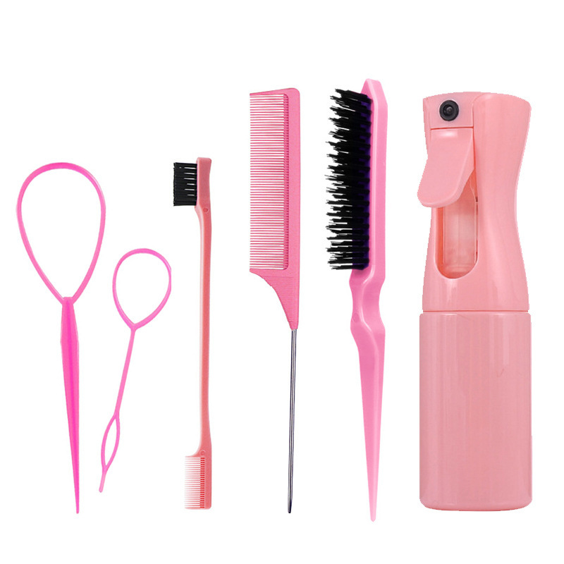 クロスボーダー卸売美髪ツールセットヘアライン櫛ブラシ化粧櫛高圧持続噴霧スプレーポットの髪の形|undefined