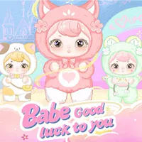 Новая плюшевая игрушка Bubble Mart для малышей трех лет Dikemon Babe, пожелания удачи, стильная игрушка в слепой коробке