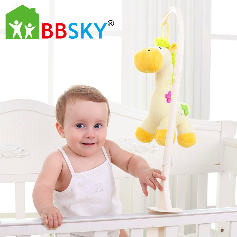 Amarillo Plum Blossom ciervos música campana se puede utilizar para el coche de bebé colgando cama colgando super suave bebé juguete fábrica directa suministro
