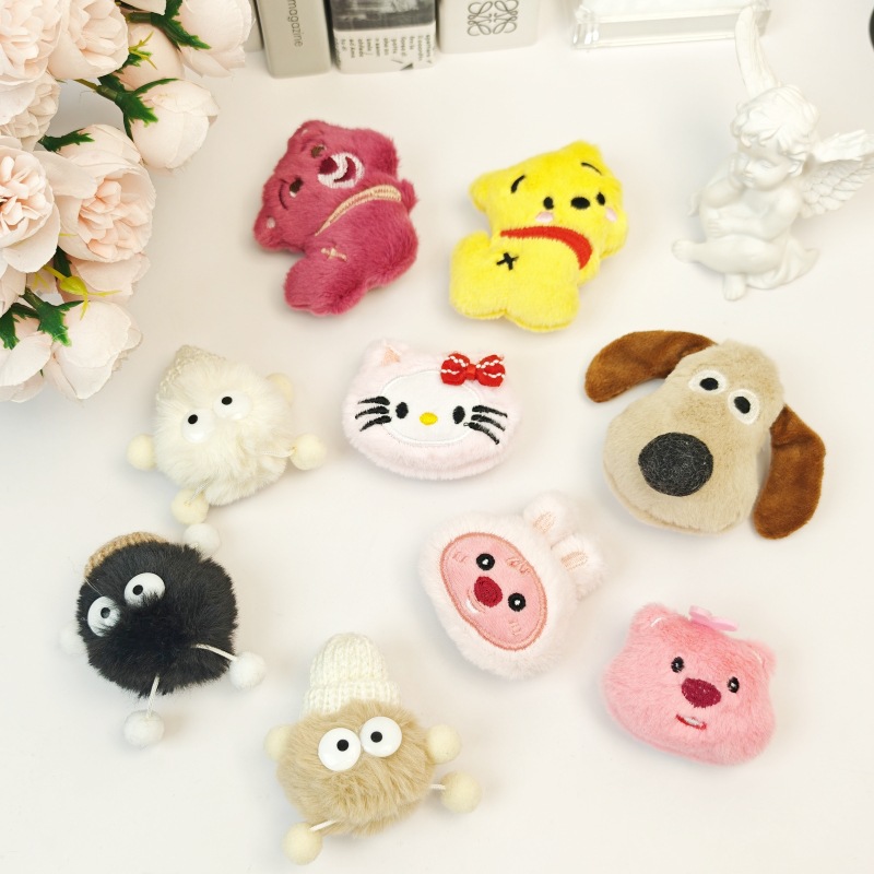 Mobile Phone Holder Plush Kt Cat Doll Mobile Phone Air Bag Holder Cartoon Mobile Phone Accessories Telescopic Lazy Holder