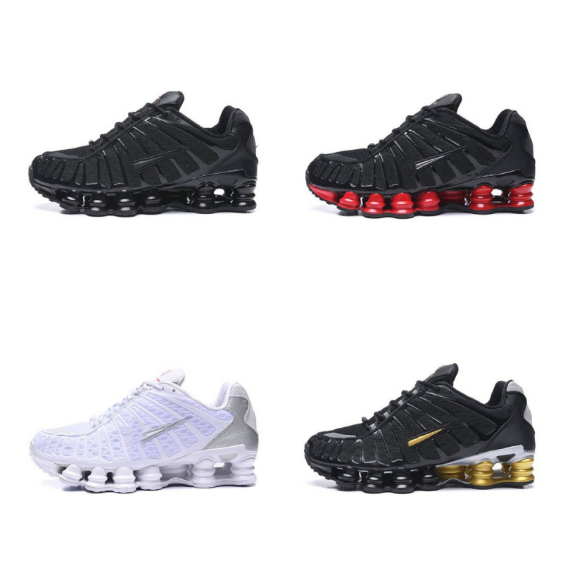 Putian Shoes 2023 Height Increasing Shoes Shox Cushioning Shoes Tl Foreign Trade Air Column Shoes Large Size Men's Sports Couple Running Shoes