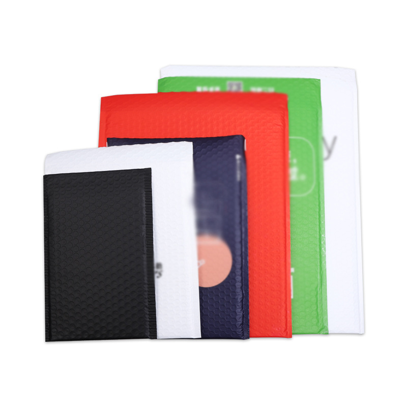 Bolsa de espuma de película perlada compuesta bolsa de espuma de tira larga envasado bolsa de sobre expreso bolsa autoadhesiva al por mayor sobre tipo burbuja