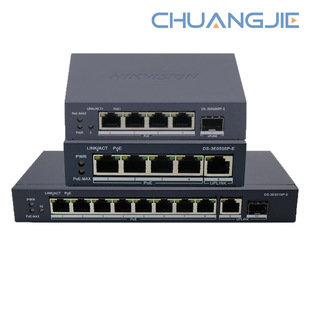 Hikvision Desktop Gigabit High-Power Poe Switch [Ds-3E0505Pf-E]
