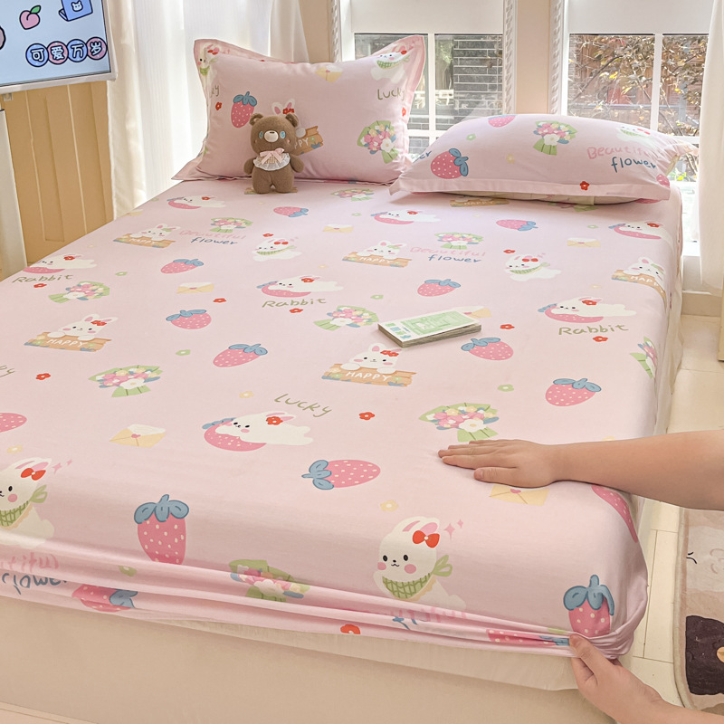2025 nueva sábana de algodón 100 funda protectora de colchón de invierno de algodón puro 2024 nueva funda de colchón para niños 2