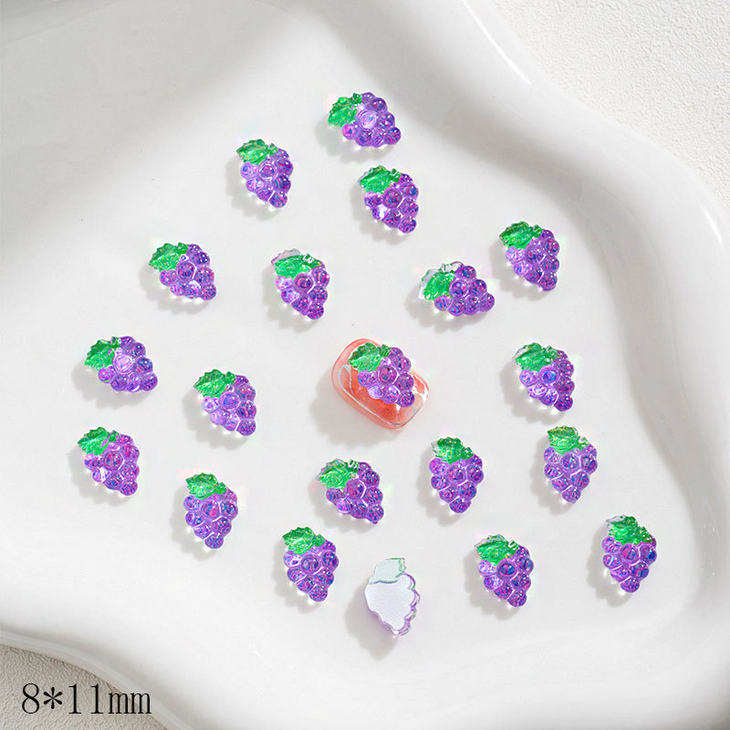 하단 흰색 보라색 포도 YH059