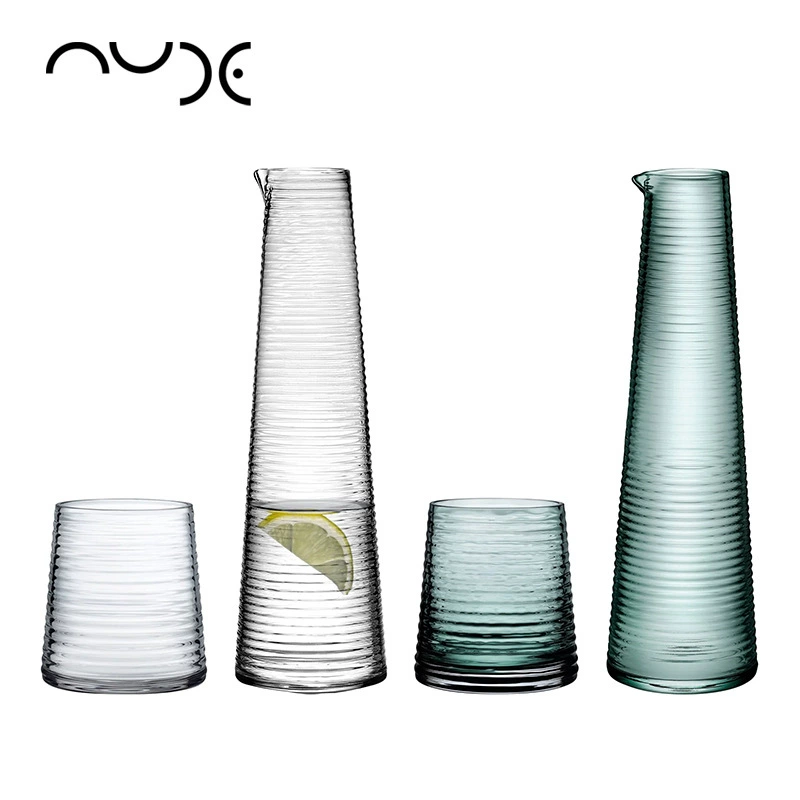 Турецкий Nude P хрустальное стекло ручной работы холодная вода чашка чайник текстурированный домашний ресторан набор воды