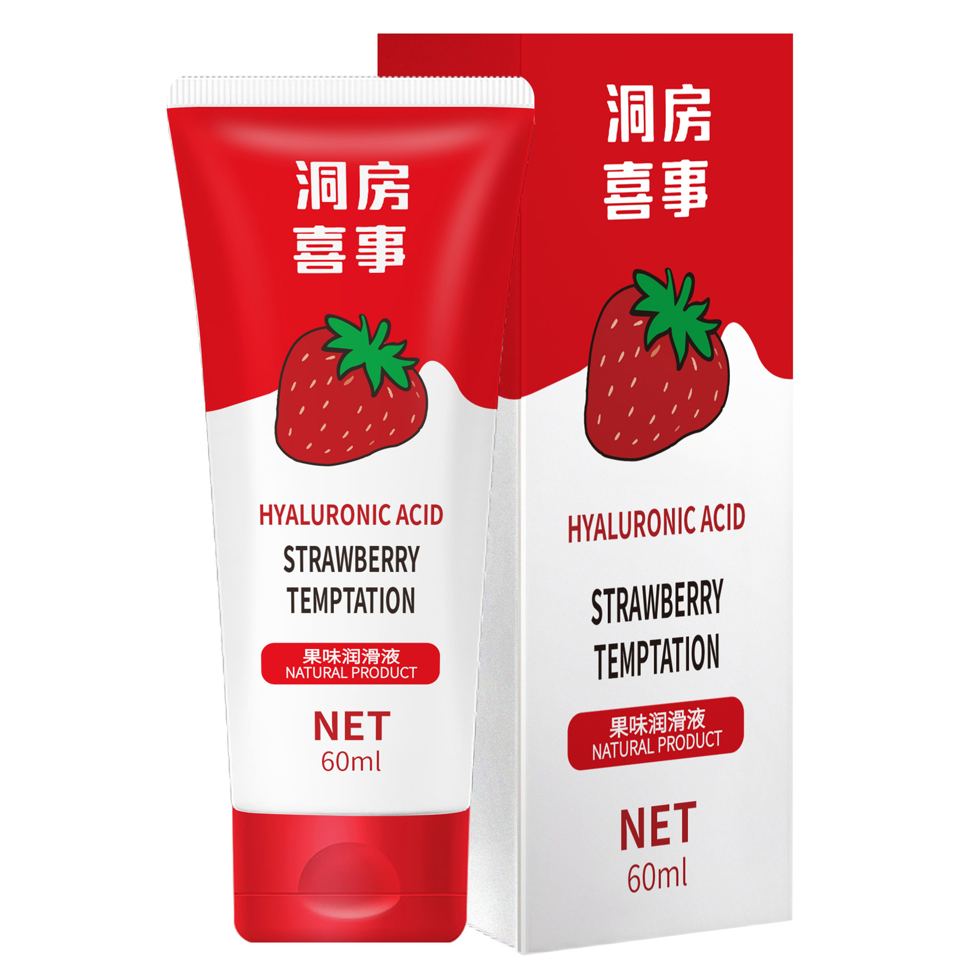 Fruit-Flavored Water-Based Personal Lubricant 60ml, Edible, No-Rinse Formula for Couples — detail image 10